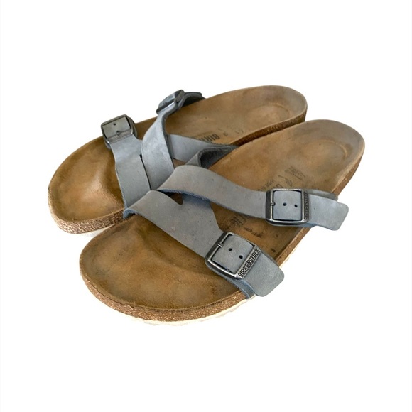 Birkenstock Arizona  Women's Blue Cross-Strap Sandals size 41 - Picture 4 of 10